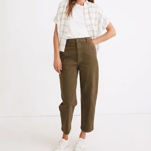 Madewell balloon pants in kale, 31